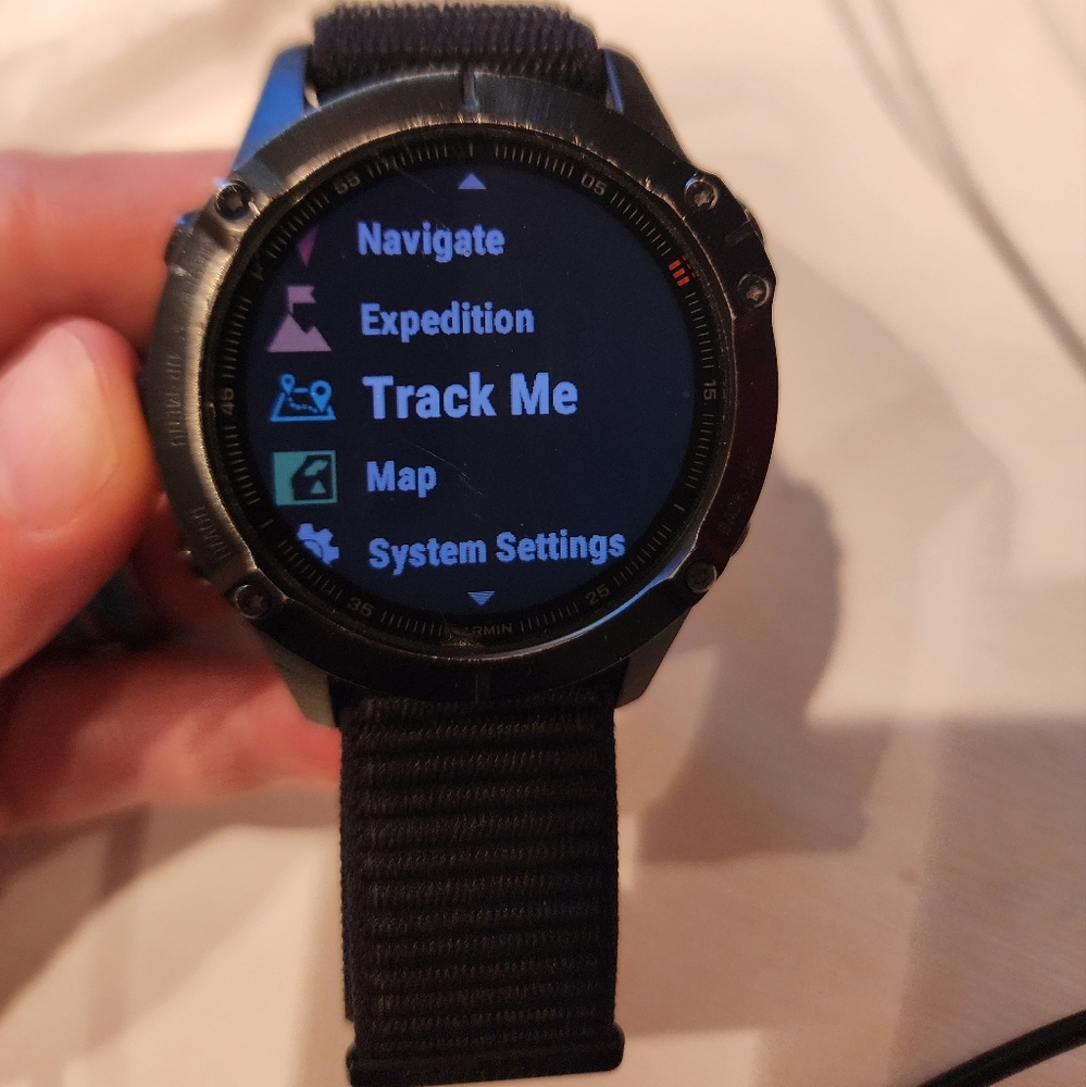 Garmin Red and Black Sports Watch with Navigation